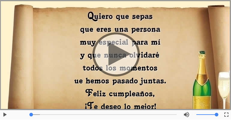 Feliz cumpleaños, ¡Te deseo lo mejor!