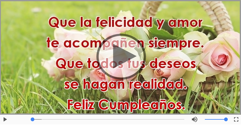 Feliz Cumpleaños.