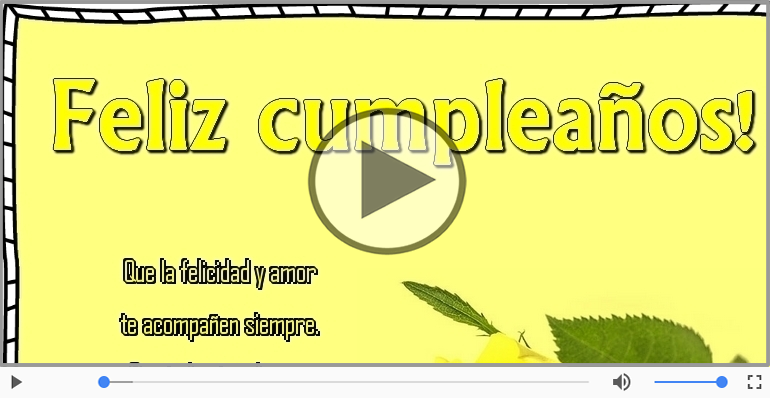 Feliz Cumpleaños.