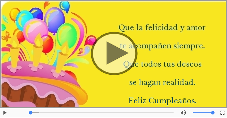 Feliz Cumpleaños.