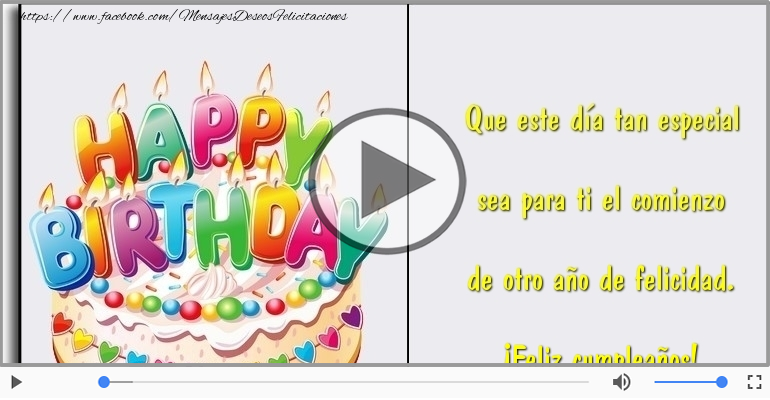 Feliz cumpleaños