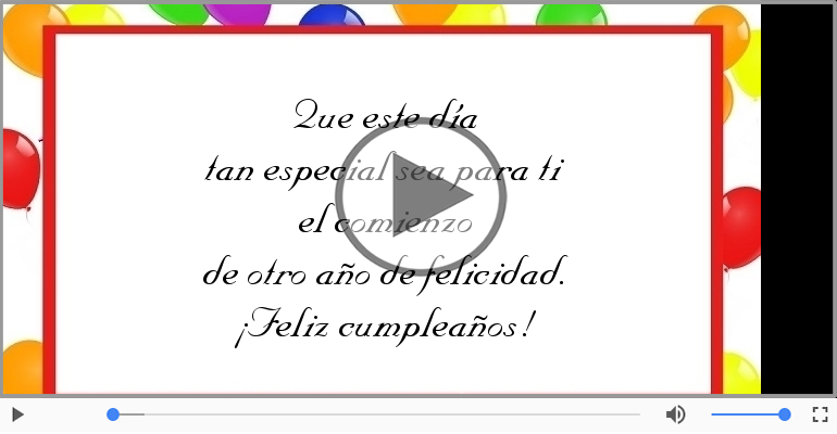 Feliz cumpleaños