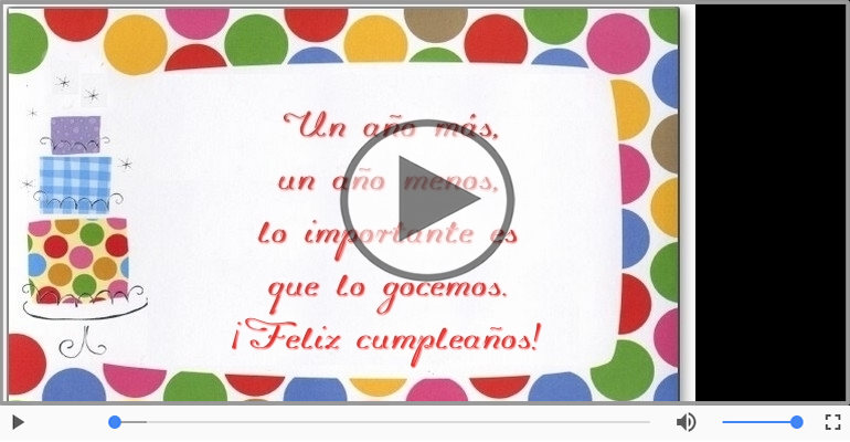 Feliz cumpleaños