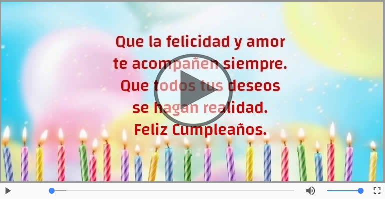 Feliz Cumpleaños.