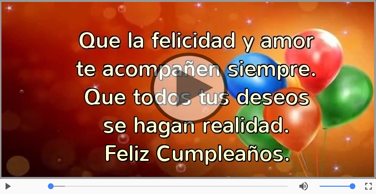 Feliz Cumpleaños.