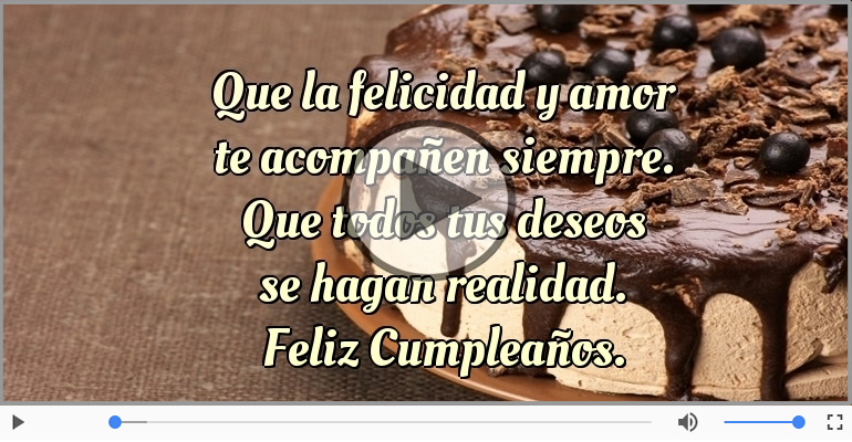 Feliz Cumpleaños.