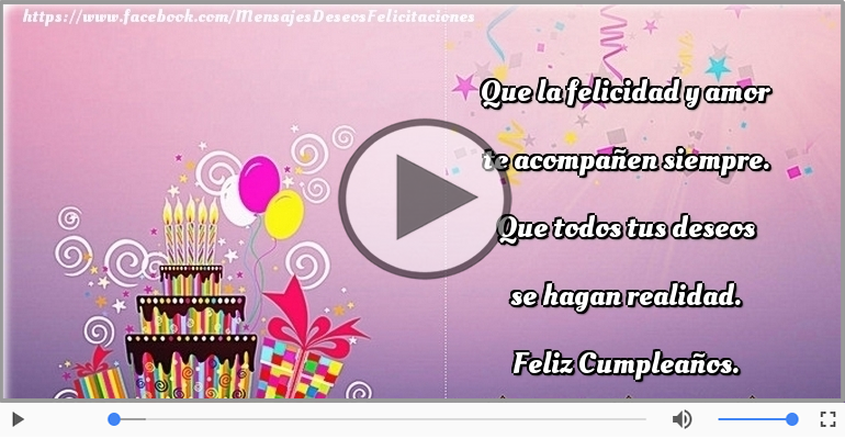 Feliz Cumpleaños.