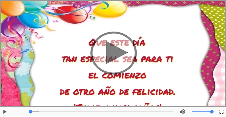 Feliz cumpleaños