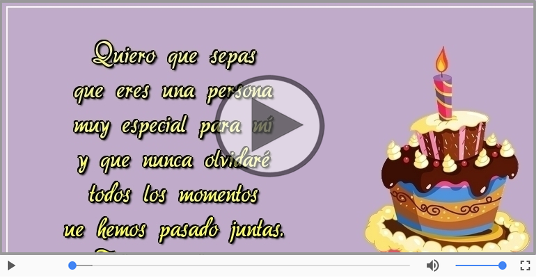 Feliz cumpleaños, ¡Te deseo lo mejor!