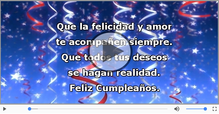 Feliz Cumpleaños.