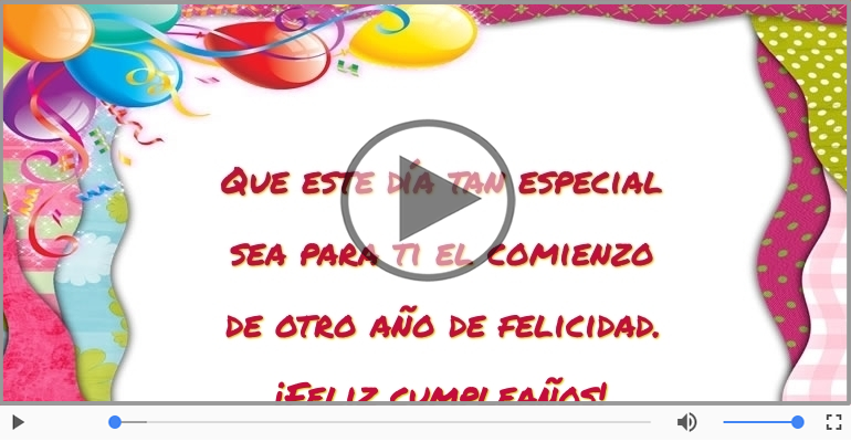 Feliz cumpleaños