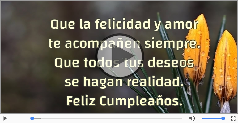 Feliz Cumpleaños.