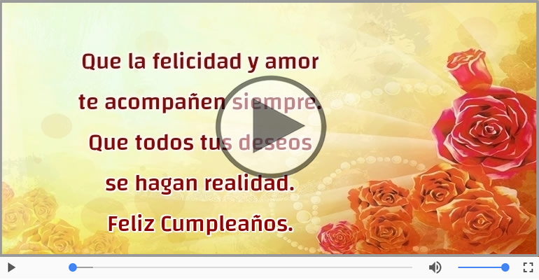 Feliz Cumpleaños.