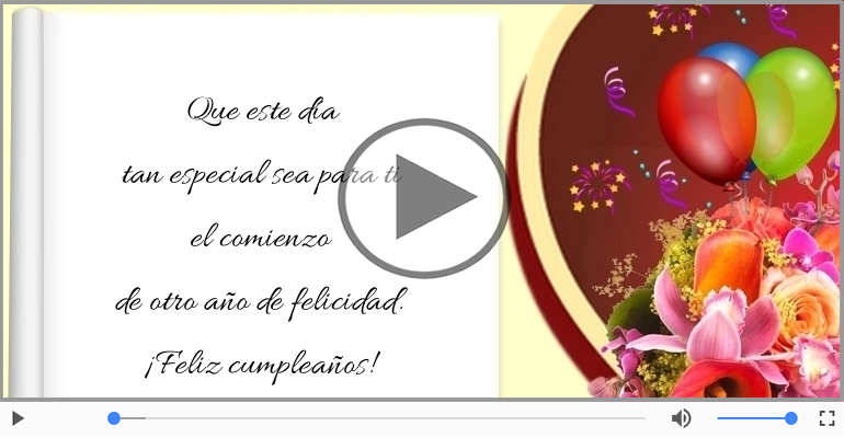 Feliz cumpleaños