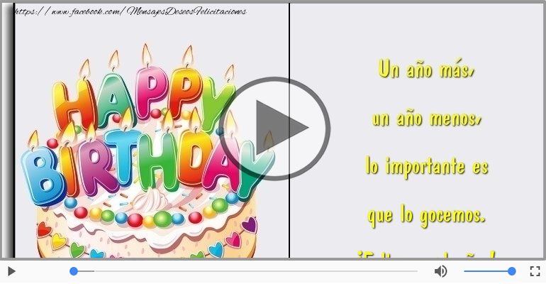 Feliz cumpleaños