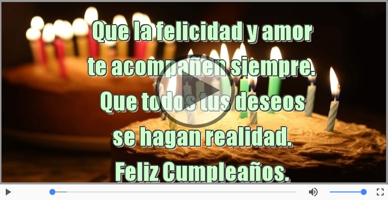 Feliz Cumpleaños.