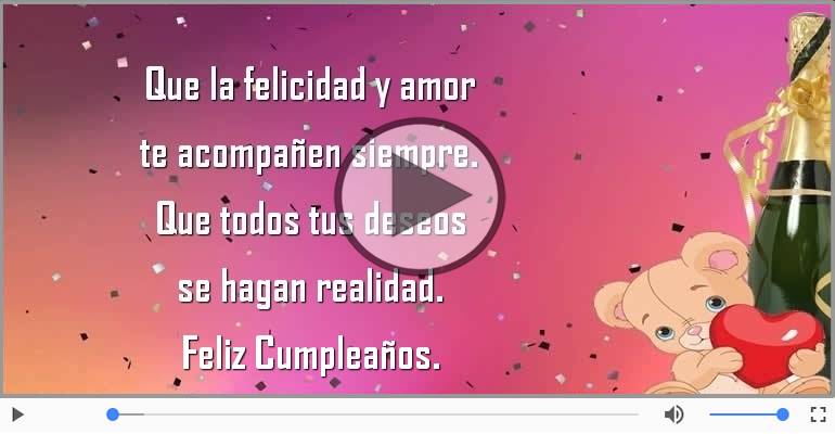 Feliz Cumpleaños.