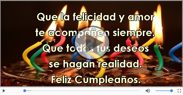 Feliz Cumpleaños.