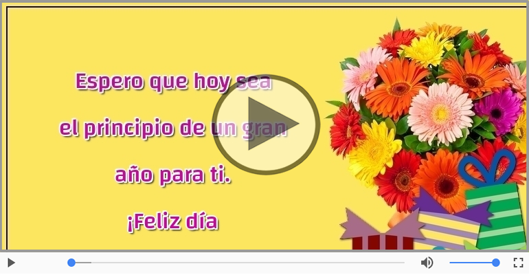 ¡Feliz día  de tu Cumpleaños!