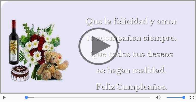 Feliz Cumpleaños.