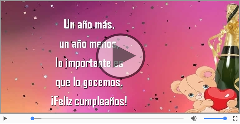 Feliz cumpleaños