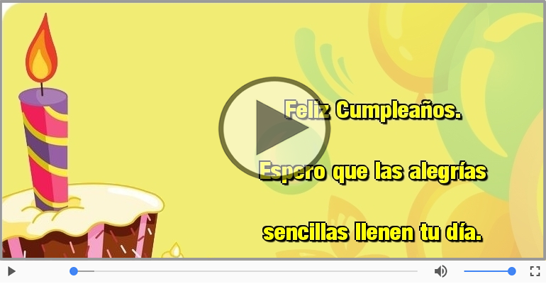 Feliz Cumpleaños.