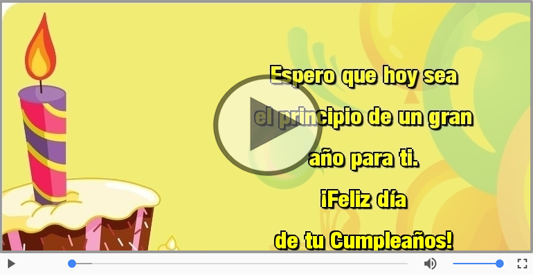 ¡Feliz día  de tu Cumpleaños!