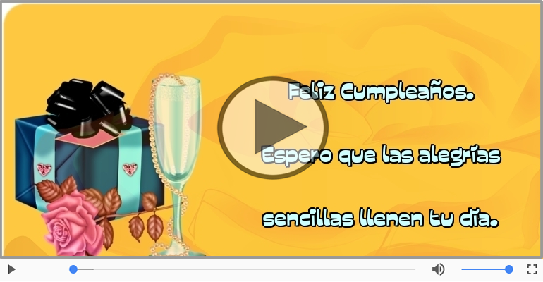 Feliz Cumpleaños.