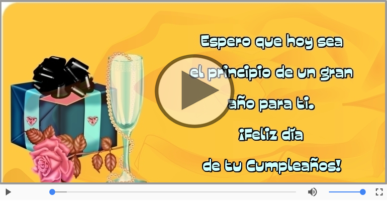 ¡Feliz día  de tu Cumpleaños!