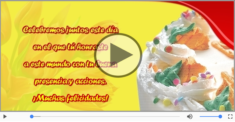 ¡Muchas felicidades!