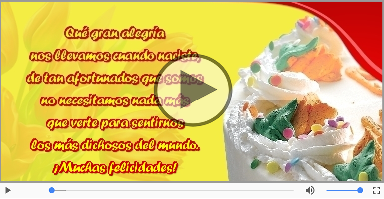 ¡Muchas felicidades!