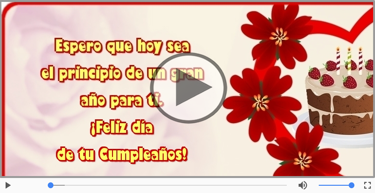 ¡Feliz día  de tu Cumpleaños!