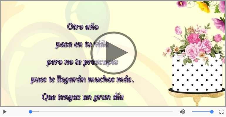 Feliz Cumpleaños.