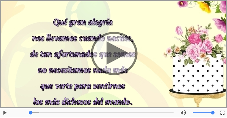 ¡Muchas felicidades!