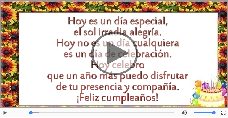 ¡Feliz cumpleaños!