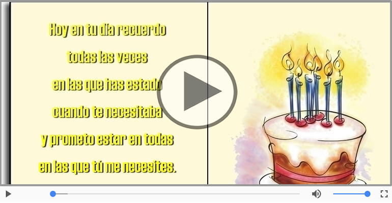 ¡Feliz cumpleaños!