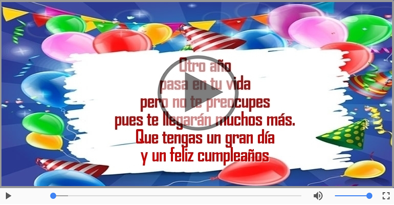 Feliz Cumpleaños.