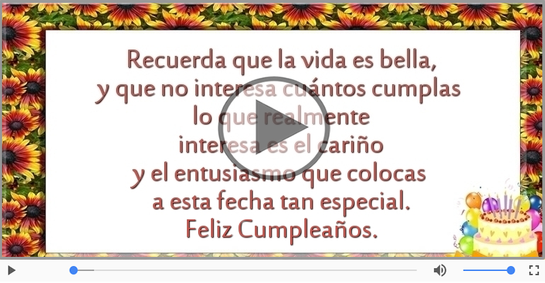 Feliz Cumpleaños.