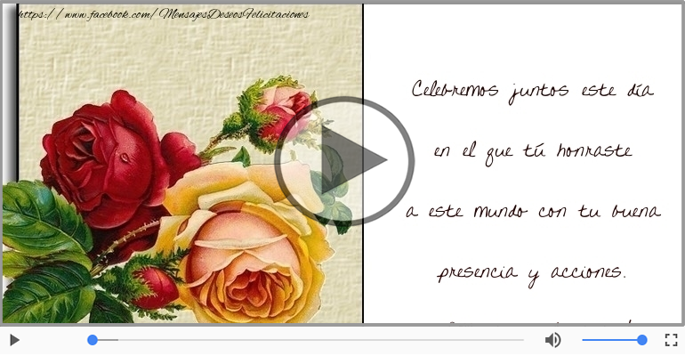 ¡Muchas felicidades!