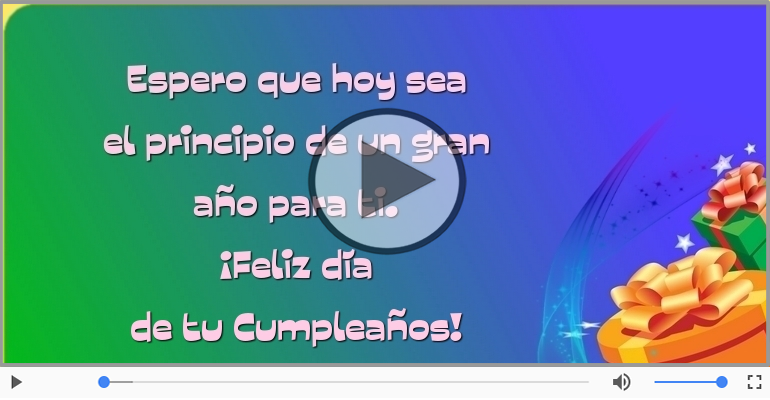 ¡Feliz día  de tu Cumpleaños!