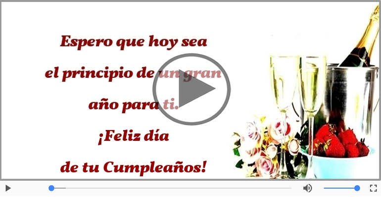¡Feliz día  de tu Cumpleaños!