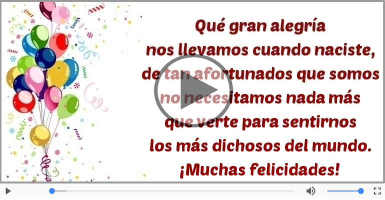 ¡Muchas felicidades!