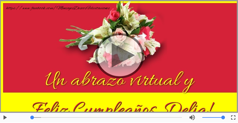 ¡Feliz Cumpleaños Delia! Happy Birthday Delia!