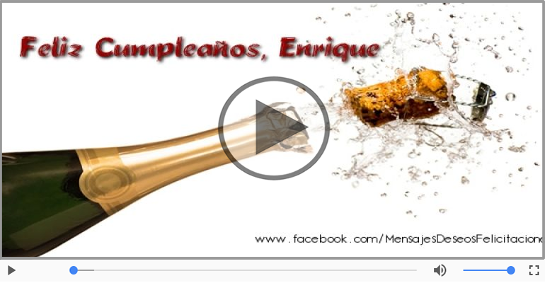 ¡Feliz Cumpleaños Enrique!