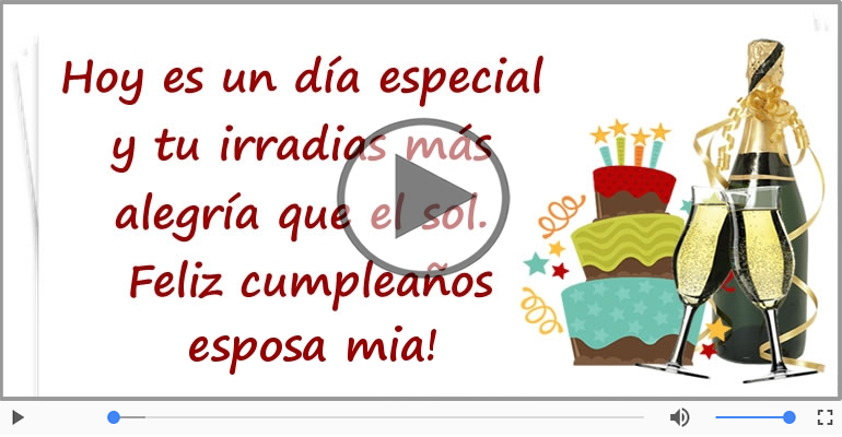 Feliz Cumpleaños para Esposa!