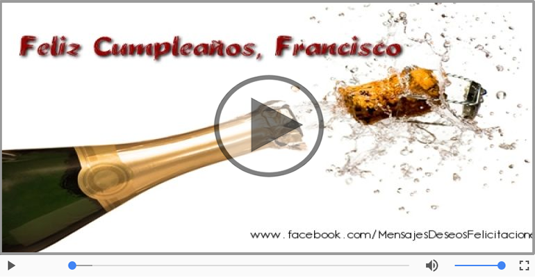 ¡Feliz Cumpleaños Francisco!