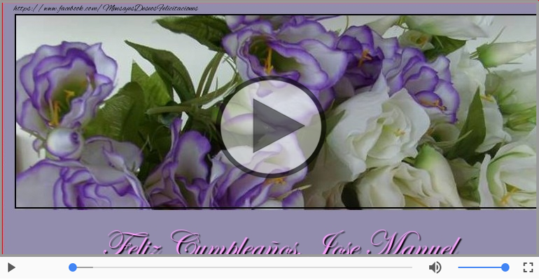 ¡Feliz Cumpleaños Jose Manuel! Happy Birthday Jose Manuel!