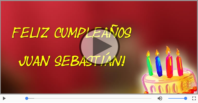 ¡Feliz Cumpleaños Juan Sebastián!