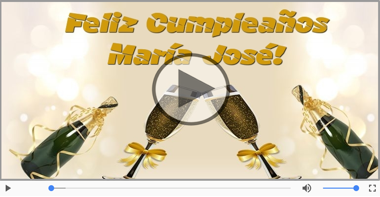 ¡Feliz Cumpleaños María José!