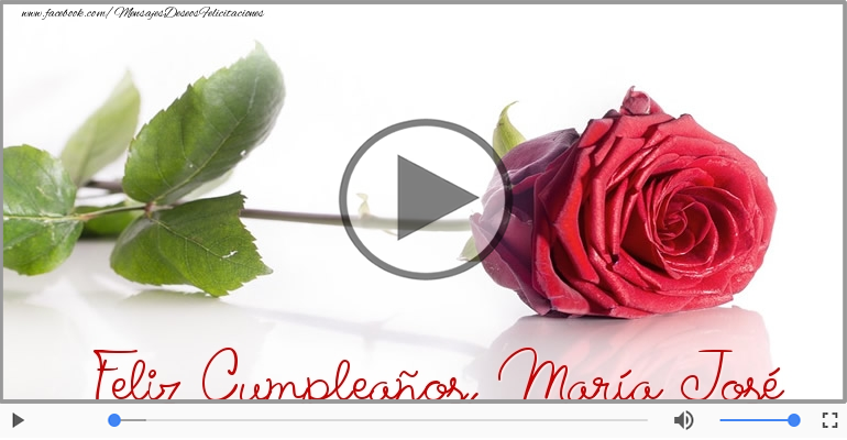 Happy Birthday María José! ¡Feliz Cumpleaños María José!